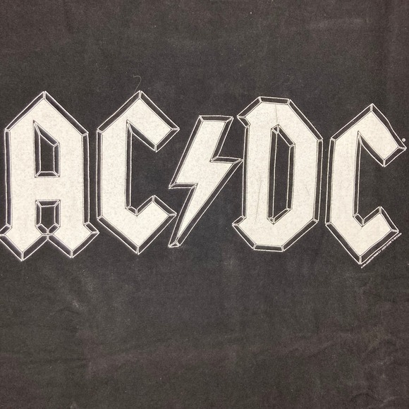 Vintage ACDC Shirt Mens XL Black 1996 Ballbreaker World Tour Concert Brockum 90s - Picture 3 of 14